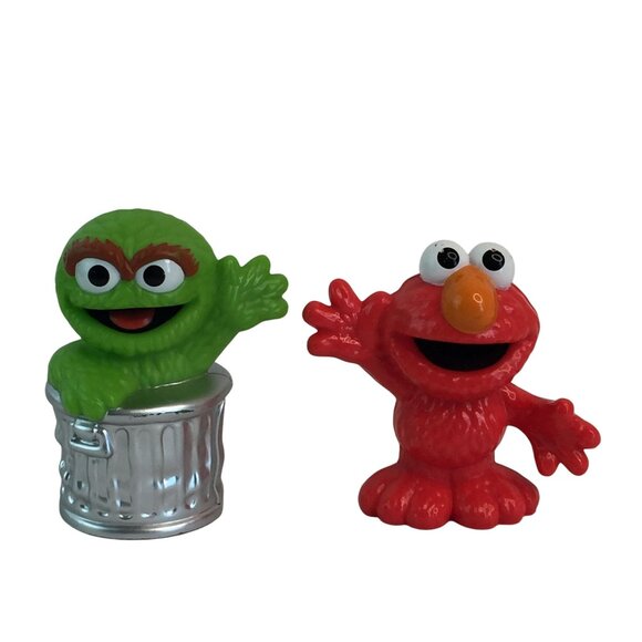 Sesame Street Toy Figures 3" Cake Toppers Cookie Monster Elmo Oscar Abby Grover - Picture 6 of 13